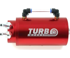 TurboWorks_F Alyvos surinkimo bakas 0.7L 15mm TurboWorks Raudona