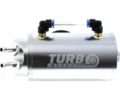 TurboWorks_F Alyvos surinkimo bakas 0.7L 15mm TurboWorks Sidabrinis