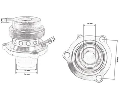 TurboWorks_F Blow Off TurboWorks Audi A1 A3 VW Golf MK6 MK5 Polo 1.4T EA111