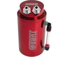 TurboWorks_F Alyvos sugavimo bakas 0.7L 10mm Turbo Darbai Raudona
