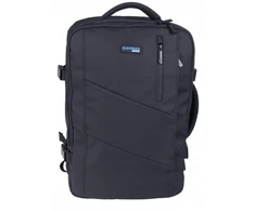 Turistinė kuprinė 4kom.pl Kuprinė DONAU TRAVEL Prague, 17", 32l, USB + kabelis, juoda