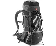 Naturehike NH70B07-B žygio kuprinė 70 litrų + 5 litrai juoda