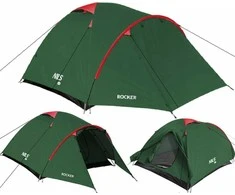 Nils Extreme Turistinė palapinė NC6013 Žalias AND Raudonas ROCKER NILS CAMP CAMPING TENT