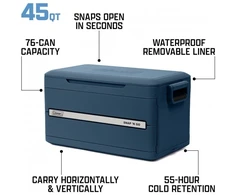 Turistinis šaldytuvas Coleman Snap-N-Go 45QT
