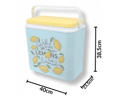 Turistinis šaldytuvas Kamai Pasyvus su šaldymo elementais 24 l Lemons (74960)
