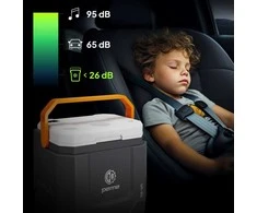 Peme Ice-on Trip kelioninis šaldytuvas, tamsiai pilkas