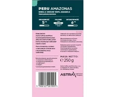 Turtle Coffee ASTRA Peru kava, visos pupelės, 250 g
