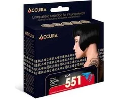 „Accura“ rašalo kasetės „Canon“ (CLI-551C) pakeitimas