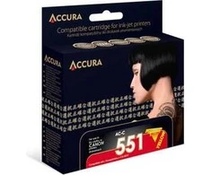 „Accura“ rašalo kasetės „Canon“ (CLI-551Y) pakeitimas