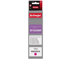Activejet AB-D100M rašalo kasetė, skirta Brother spausdintuvams, Brother BT-D100M pakaitalas; Supreme; 50 ml; purpurinė