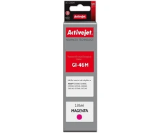 Activejet AC-G46M rašalo kasetė, skirta Canon spausdintuvams, Canon GI-46M pakaitalas; Supreme; 135 ml; rausvai raudona