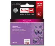 Rašalo Kasetė - Activejet AB-1240MNX 12 ml Suderinama su Brother LC1240M Magenta