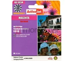 Rašalo Kasetė - Activejet AB-985MN (Brother LC985M Pakaitalas; Supreme; 19,5 ml; Raudonos Spalvos)