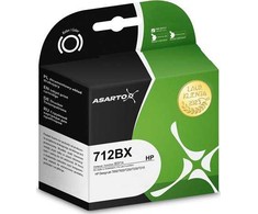 Rak Asarto nuo Asarto iki HP 712BX (124; 3ED71A) iki 124; 80 ml (124; juoda)
