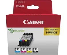 Canon CLI-571 | Rašalo kasetės | Sudėtinė pakuotė