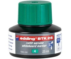 EDDING E-BTK 25 baltos lentos žymeklio papildymo rašalas, žalias