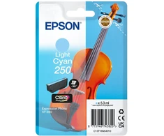 Tusz Epson 250 - 5.3 ml - hell Cyan - original - opakowanie blistrowe - kartridż su tuszem - fur P/N: C11CL95402