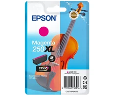 Tusz Epson 250XL - 8.9 ml - XL - Magenta - original - opakowanie blistrowe - kartridż su tuszem - do P/N: C11CL95402