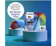 Epson Daugiapakis 4 spalvų 406XL Umbrella DURABrite Ultra rašalas, didelio (L) našumo, 19,1 ml, 1 vnt., rinkinys