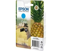 „Tusz Epson 604XL“ – 4 ml – žydra – originali – lizdinė pakuotė su RF / garsiniu signalu – rašalo kasetė – skirta „Expression Home XP-2200“, „2205“, „3200“, „3205“, „4200“, „4205“, „WorkForce WF-2910“, „2930“, „2935“, „2950“ spausdintuvams