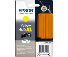 Tusz Epson Epson 405XL - 14,7 ml - XL - Geltona - originali - lizdinė pakuotė su RF / akustiniu signalizacijos signalu - rašalo kasetė - skirta „WorkForce WF-7310, 7830, 7835, 7840“, „WorkForce Pro WF-3820, 3825, 4820, 4825, 4830“