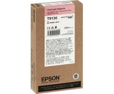Epson rašalo kasetė | T91360N | Rašalo kasetė | Ryški šviesiai purpurinė
