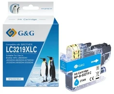 Tusz G&amp;G Do drukarki kompatybilny su Brother LC-3219C Cyan (13992)