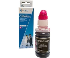 Tusz G&amp;G EcoTank* Kartridż kompatybilny su Epson 104/C13T00P340 (70ml) M