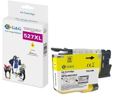 G&amp;G rašalas rašalo kasetė 1 vnt. Pakaitinis Didelis (XL) našumas geltona (22064)