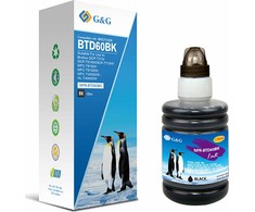 G&amp;G kompatybilny ink / tusz su BTD60BK, NPR-BTD60BK, juodas, 6500s