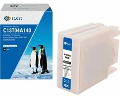 G&amp;G kompatybilny ink / tusz su C13T04A140, NP-E-T04AXXLBK-A, juodas, 11500s