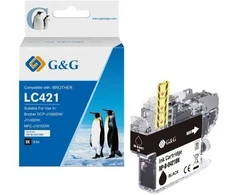 Tusz G&amp;G kompatybilny su Brother LC421BK (200 stron) [20559]