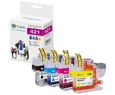 Tusz G&amp;G Patrone Brother LC421VAL Multip.(4x200 Seiten) C,M,Y,BK