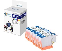 Tusz G&amp;G Rinkinys 5 tuszy do EPSON 202XL BK/C/M/Y + FotoBK