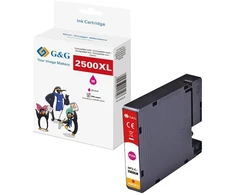 Tusz G&amp;G XL-kartridż drukarki kompatybilny su PGI-2500XLM Magenta
