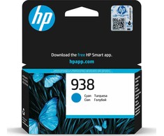 Rašalo Kasetė - HP 938 Žydros Spalvos Rašalo Kasetė 4S6X5PE