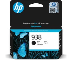 Rašalo Kasetė - HP 938 Juodos Rašalo Kasetė, Perdirbama, Patikima Spausdinimo Kokybė Juoda