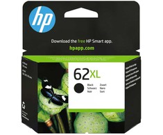 Hewlett Packard (HP) Ink Juodas, 9ml No. 62XL High capacity