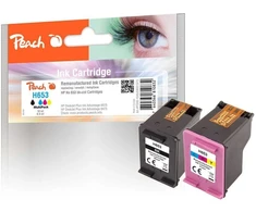 Peach PI300-1045 rašalo kasetė 2 vnt. Zamiennik Juodas, Cyan, Magenta, Geltonas