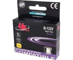 Indas UPrint B-123Y / LC-123Y (geltona)