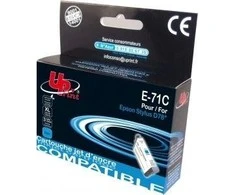 UPrint kompatybilny ink / tusz su C13T07124011, E-71C, cyan, 10ml