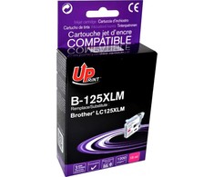 UPrint kompatybilny ink / tusz su LC-125XLM, B-125XLM, magenta, 1200s, 15ml