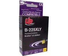 Suderinamas su „UPrint“ rašalo kasetėmis LC-225XLY, B-225XLY, geltona, 1200 s, 13 ml