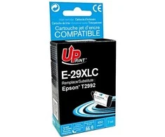 Suderinamas su „UPrint“ rašalo kasetė / C13T29924010, T29XL, E-29XLC, žydra, 450 s, 7 ml