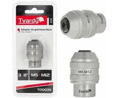 Tvardy Adapteris 3/8" M5-M12 CrV sriegtuvams (120)