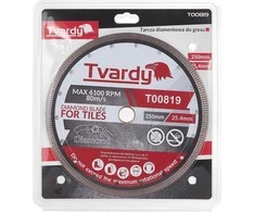 Tvardy Diamond diskas akmens masės dirbiniams 250x10x25.4/22.23mm (25)