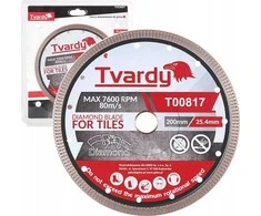 Tvardy Diamond diskas akmens masės dirbiniams 200x10x25,4/22,23 mm (25)