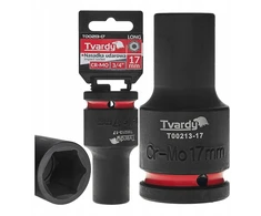 „Tvardy“ ilga smūginė galvutė 3/4 colio šešiakampė 17 mm CR-MO (1/20)