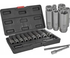 Tvardy Ilgų galvučių rinkinys nulūžusiems varžtams, 11 vnt. 6–19 mm CR-MO (10)