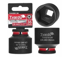 Tvardy Nasadka smūginis 1/2" 6-kąt 36mm CR-MO (12/48)